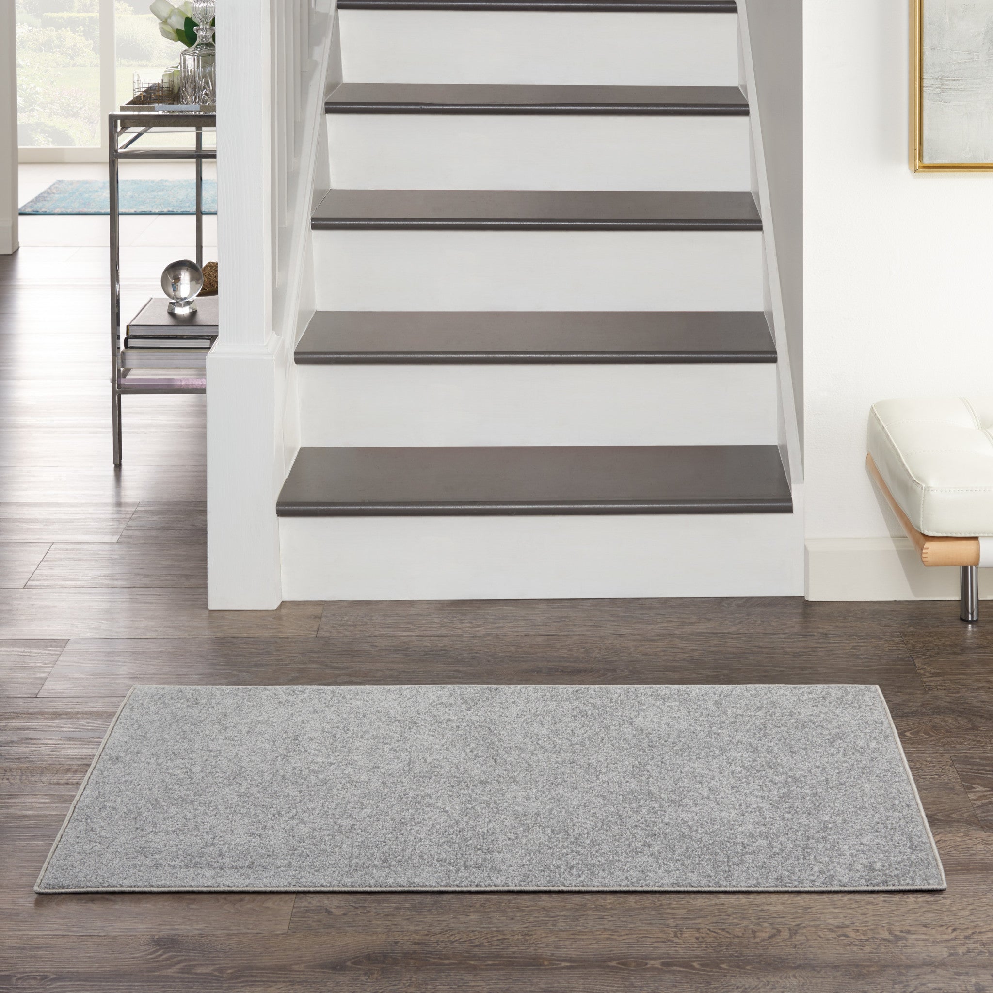 2' X 4' Gray Indoor Outdoor Area Rug - GreatEagleInc
