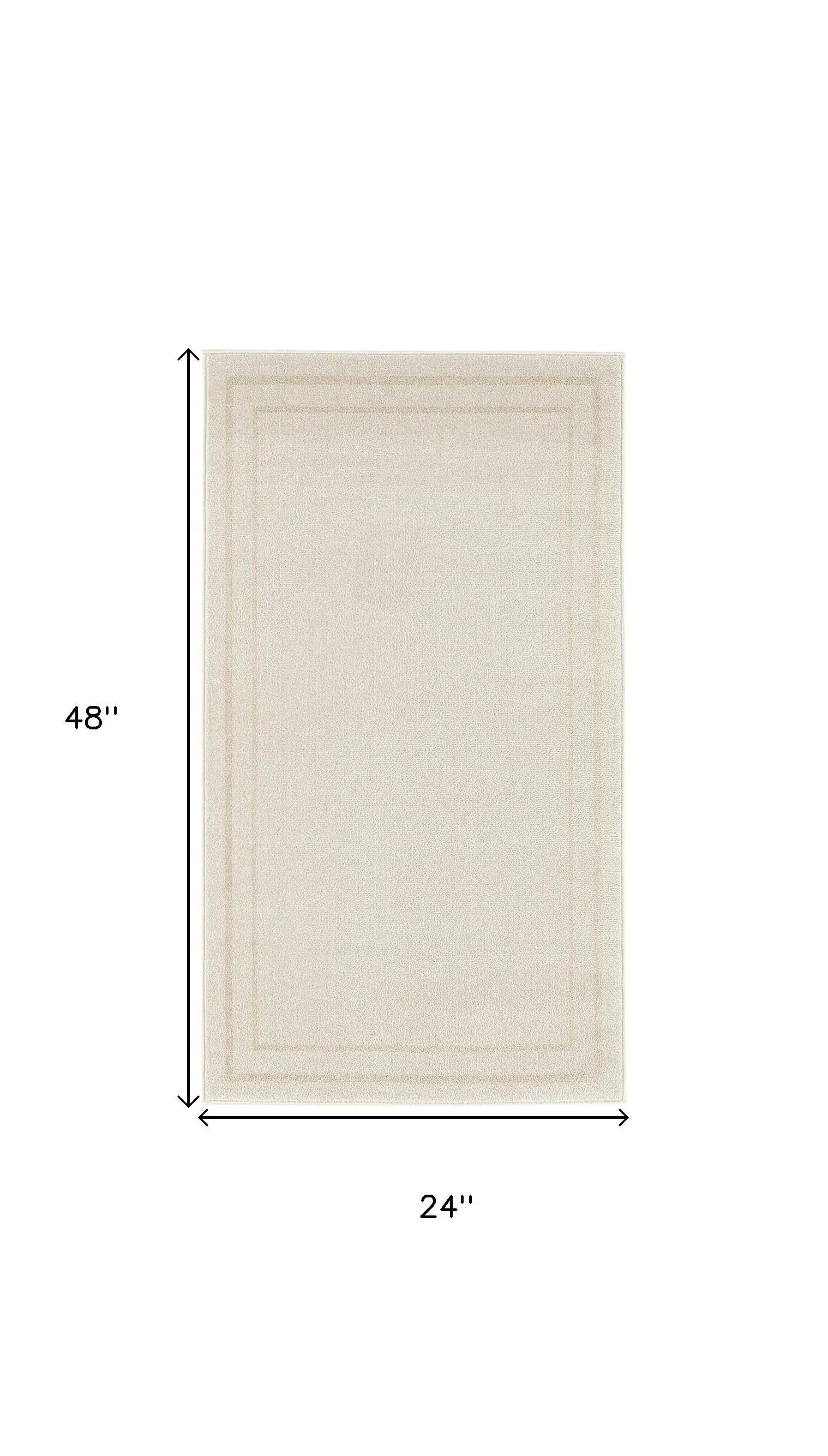 2' X 4' Ivory And Gold Indoor Outdoor Area Rug Homeroots Outdoor