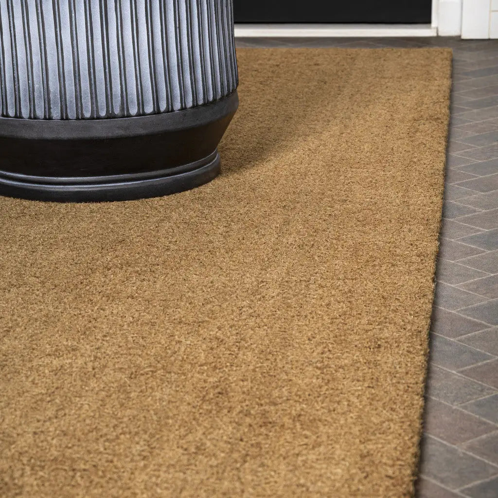 2' X 4' Light Brown Indoor Outdoor Area Rug Homeroots Outdoor