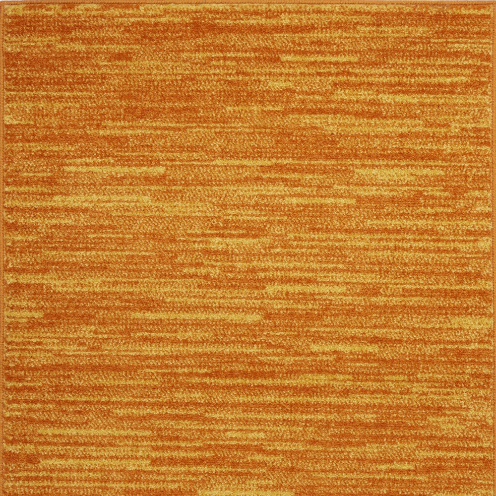 2' X 4' Orange Indoor Outdoor Runner Rug - GreatEagleInc