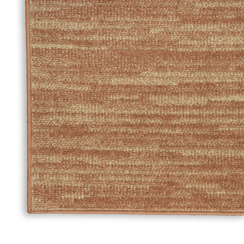 2' X 4' Rust And Beige Abstract Indoor Outdoor Area Rug Homeroots Outdoor