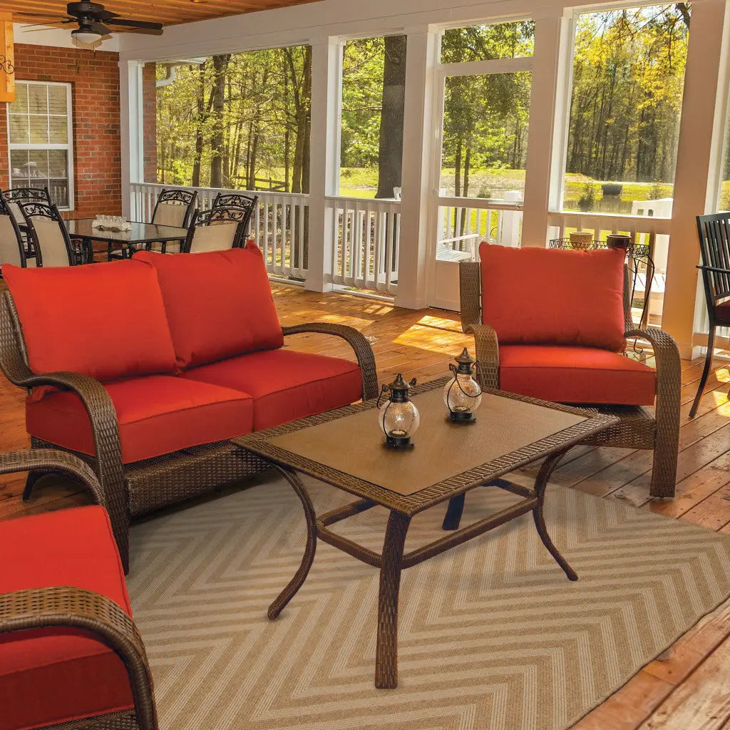2' X 4' Tan Geometric Stain Resistant Indoor Outdoor Area Rug Homeroots Outdoor