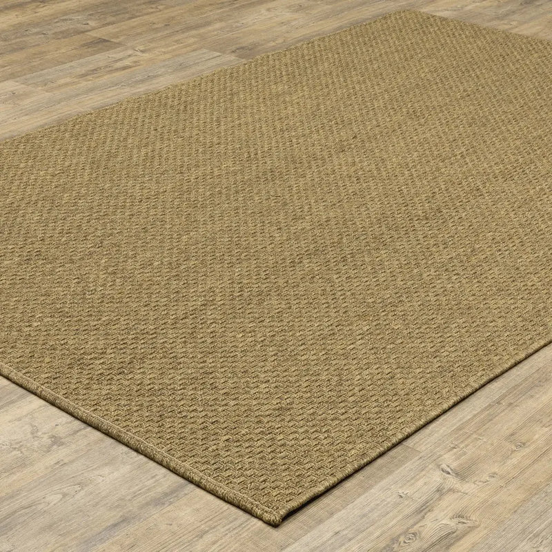 2' X 4' Tan Indoor Outdoor Area Rug Homeroots Outdoor