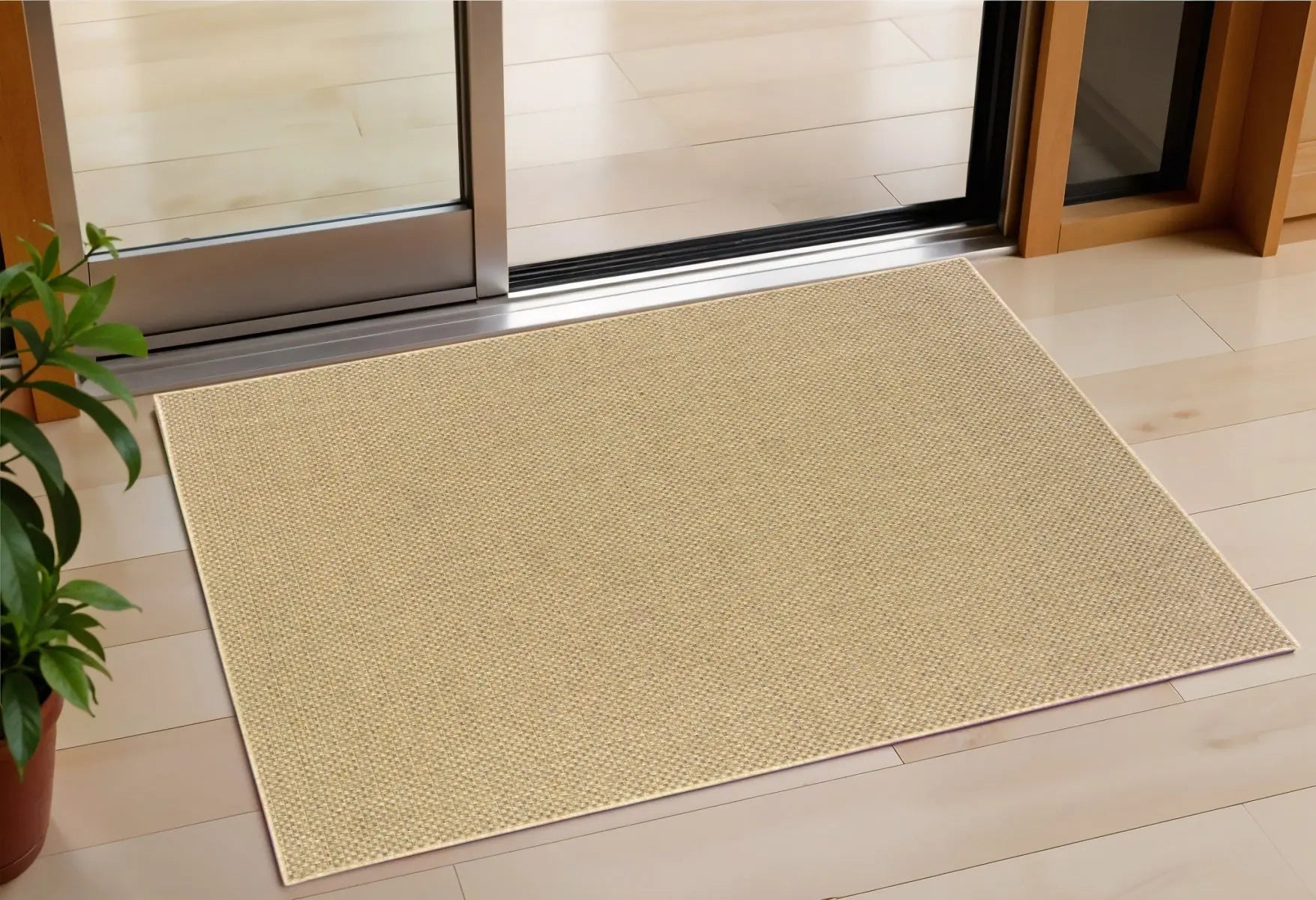 2' X 4' Tan Indoor Outdoor Area Rug Homeroots Outdoor
