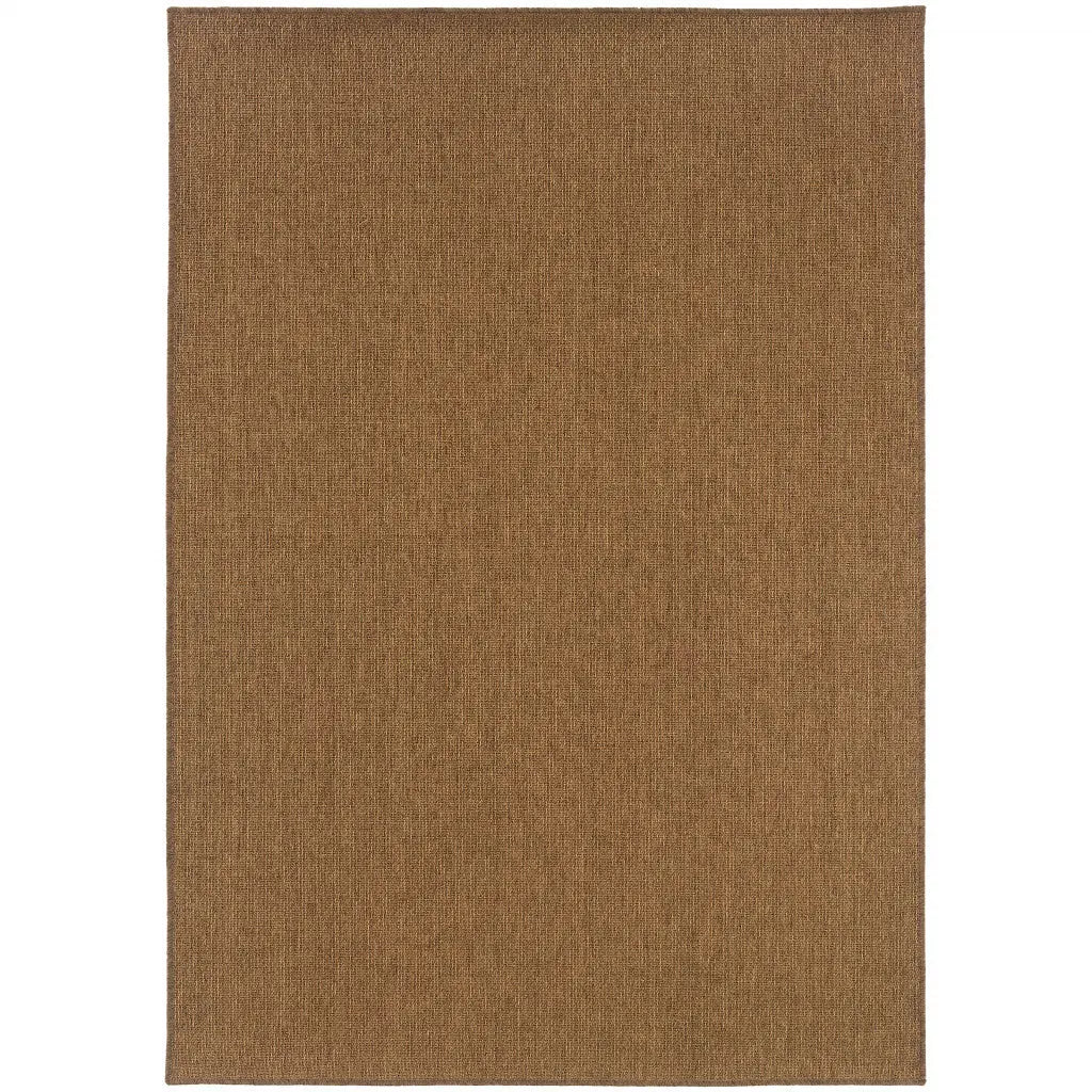 2' X 4' Tan Stain Resistant Indoor Outdoor Area Rug Homeroots Outdoor
