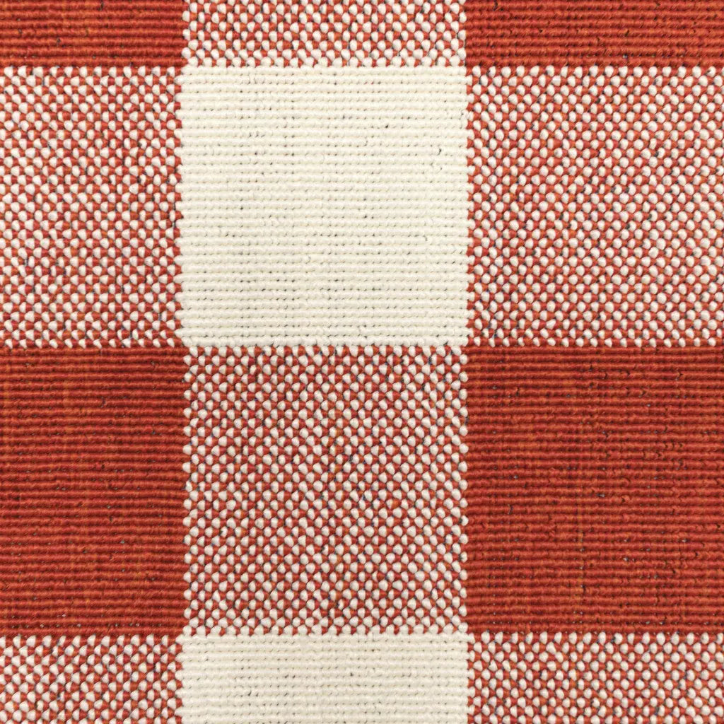 2' X 8' Red and Ivory Geometric Stain Resistant Indoor Outdoor Area Rug Homeroots Outdoor