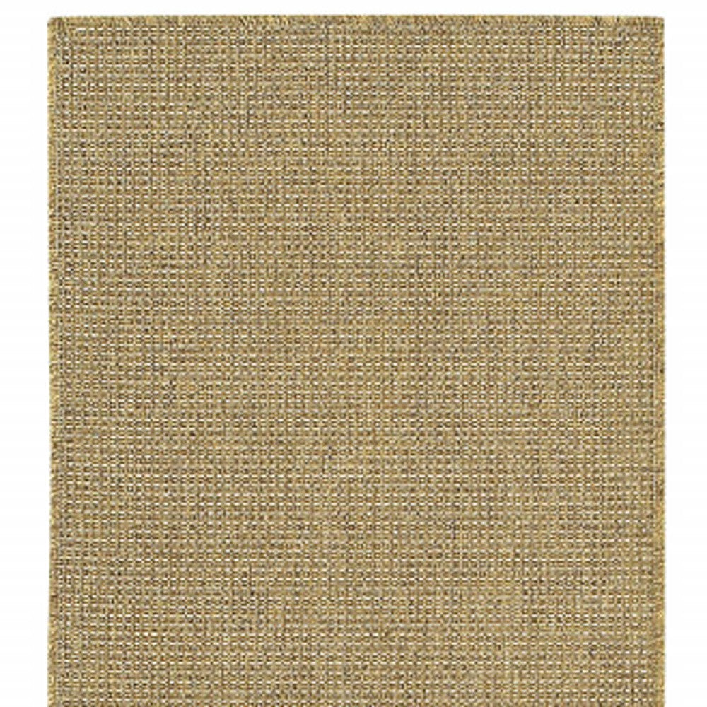 2' X 8' Tan Stain Resistant Indoor Outdoor Area Rug Homeroots Outdoor
