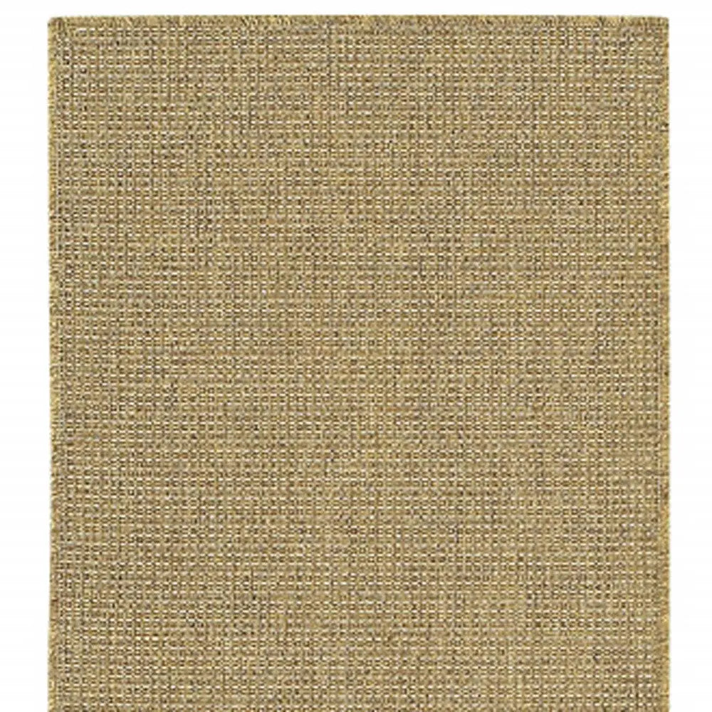 2' X 8' Tan Stain Resistant Indoor Outdoor Area Rug Homeroots Outdoor