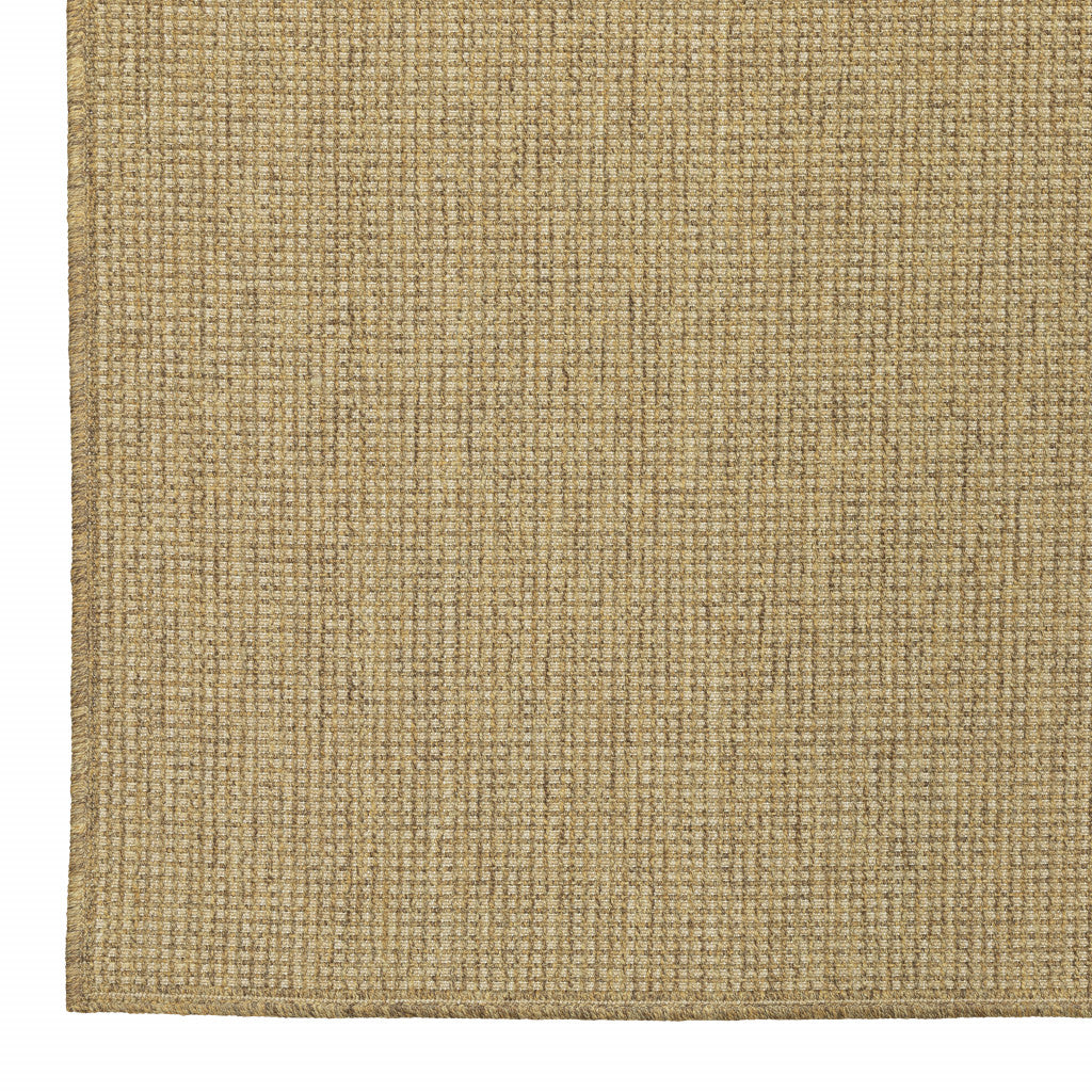 2' X 8' Tan Stain Resistant Indoor Outdoor Area Rug Homeroots Outdoor