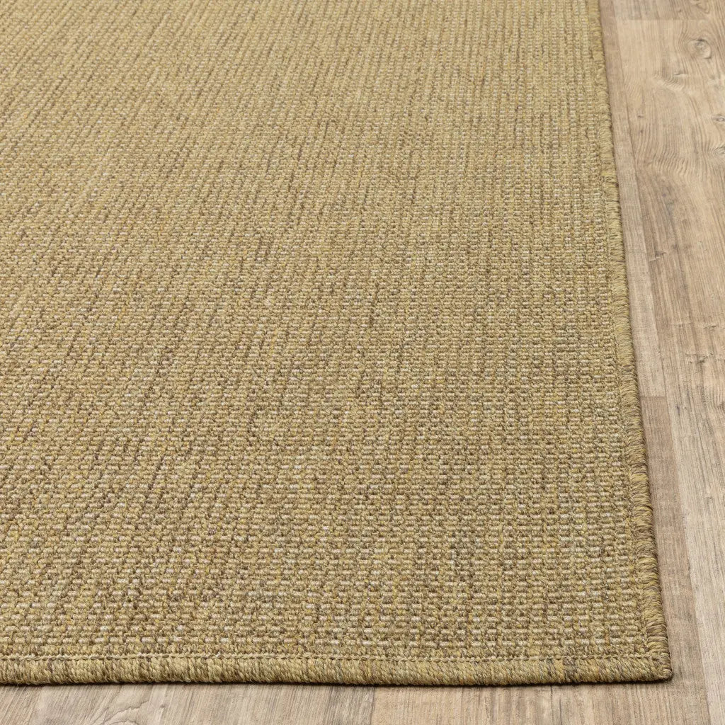 2' X 8' Tan Stain Resistant Indoor Outdoor Area Rug Homeroots Outdoor