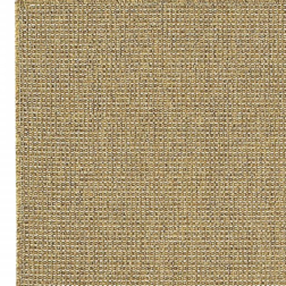 2' X 8' Tan Stain Resistant Indoor Outdoor Area Rug Homeroots Outdoor