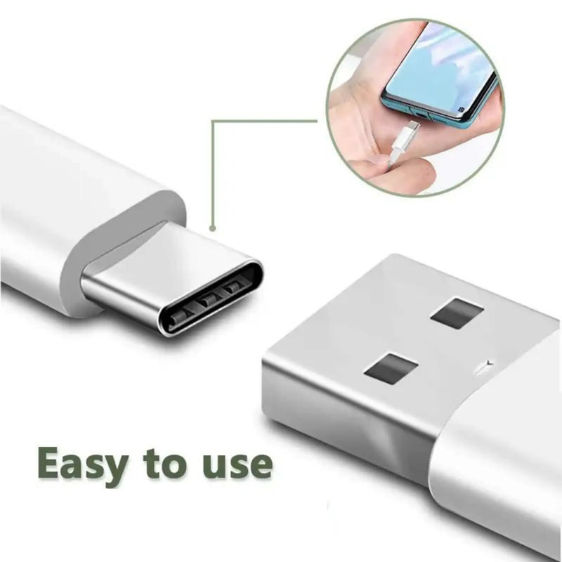 2x 3FT usb-C Charging Data Cable Indoor Outdoor