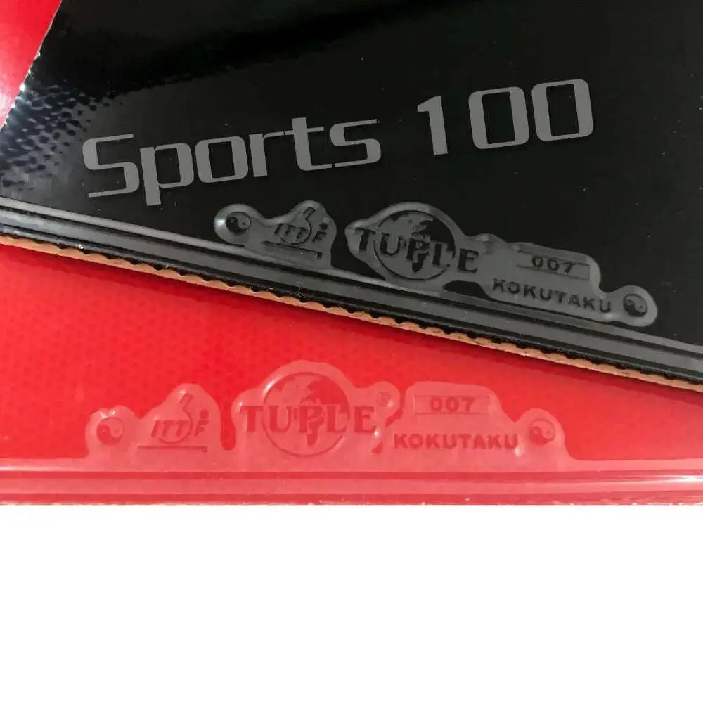 2x-Kokutaku-tuple-007-training-table-tennis-rubber-with-sponge-for-racket-ping-pong-paddle-1-red-and-1-black-FreeDropship-335281817