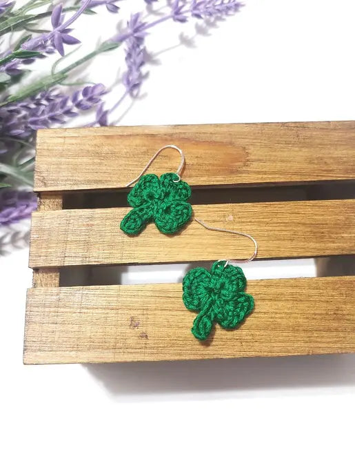 3 Leaf Clover Earrings Sysaic Knotz