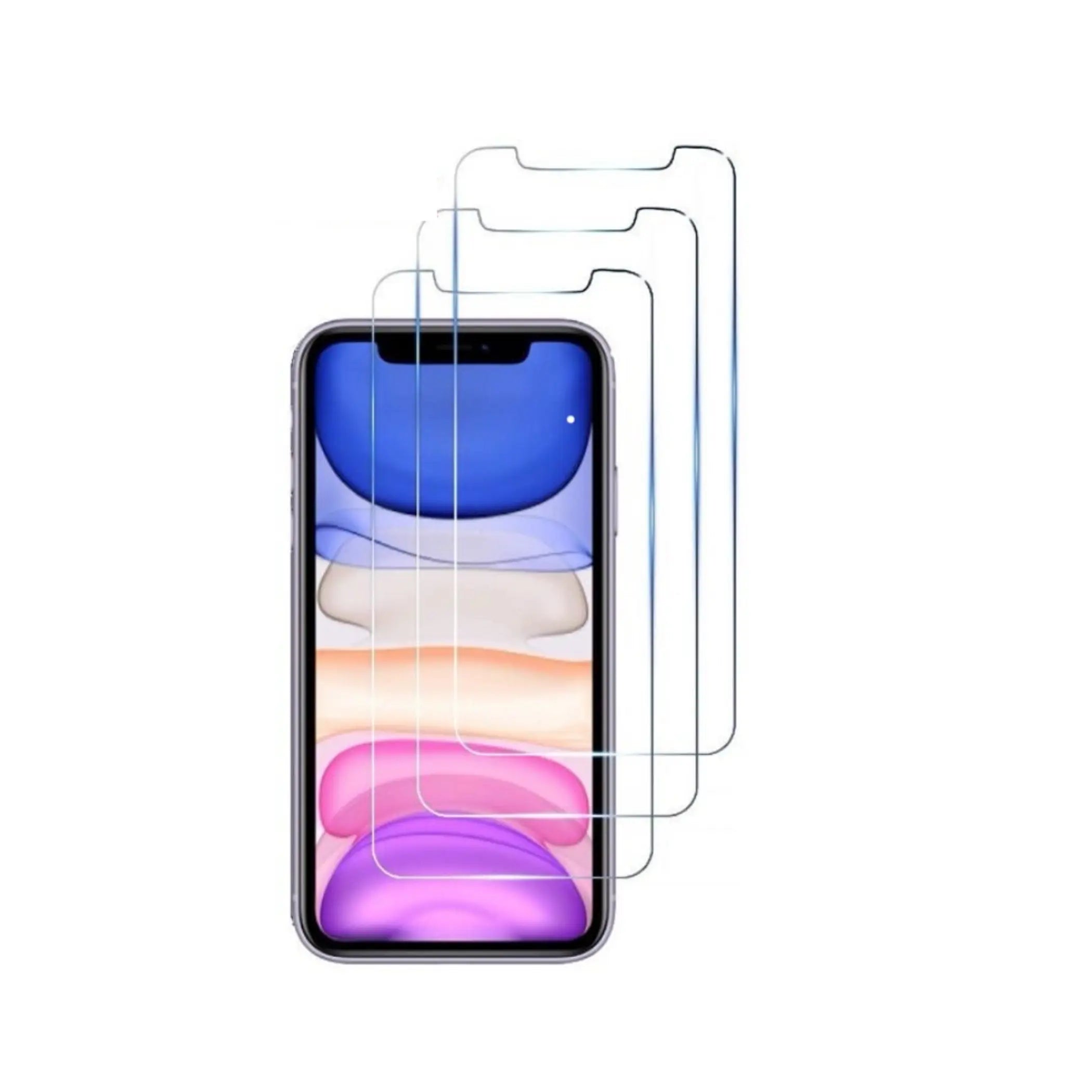 3-Pack For iPhone XR (6.1 inch) Tempered Glass Screen Protector Indoor Outdoor