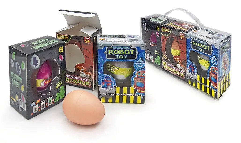 3-Pack Kids' Water Hatching Toy Eggs - Easter Egg Basket Fil Marquee Innovations