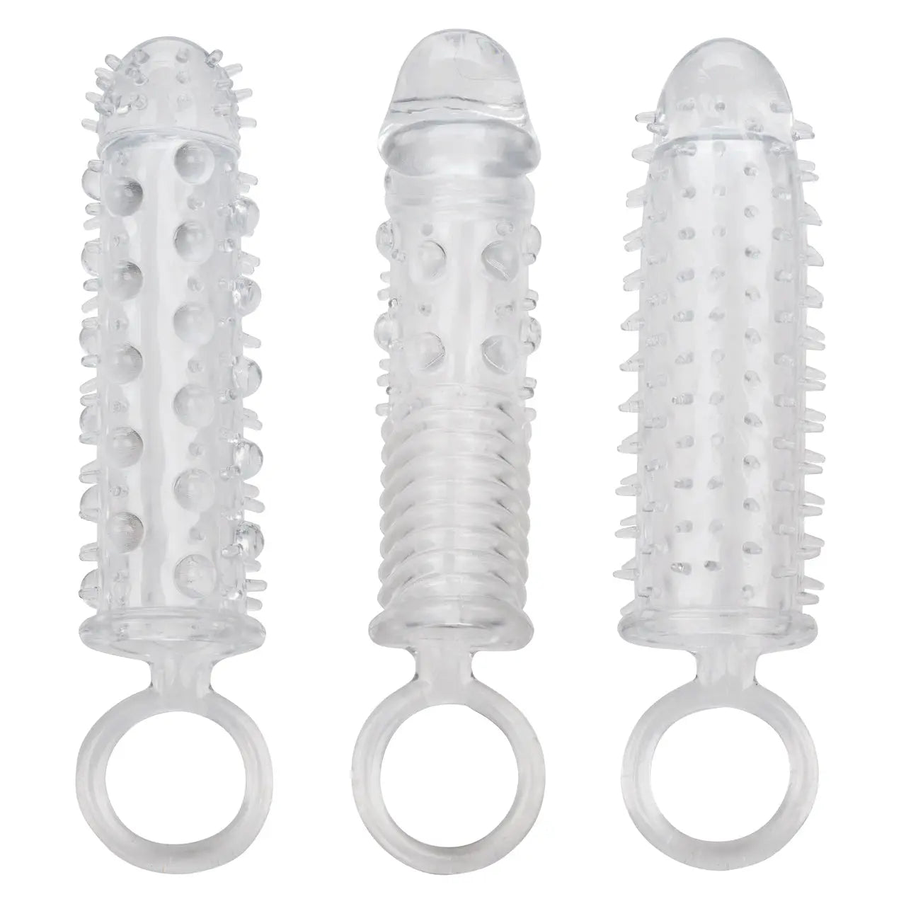 3 Piece Textured Extension Set California Exotic Novelties