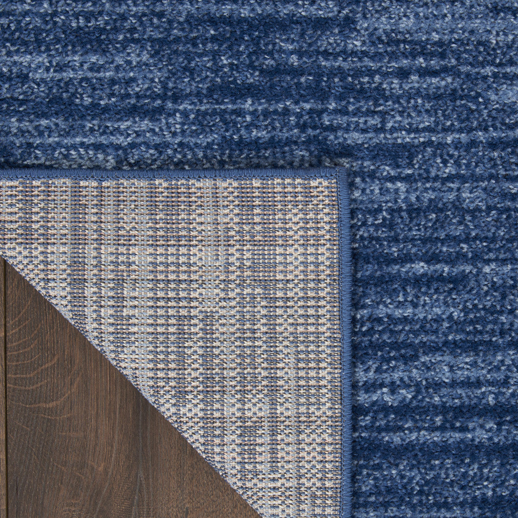 5' X 5' Blue Square Indoor Outdoor Area Rug - GreatEagleInc