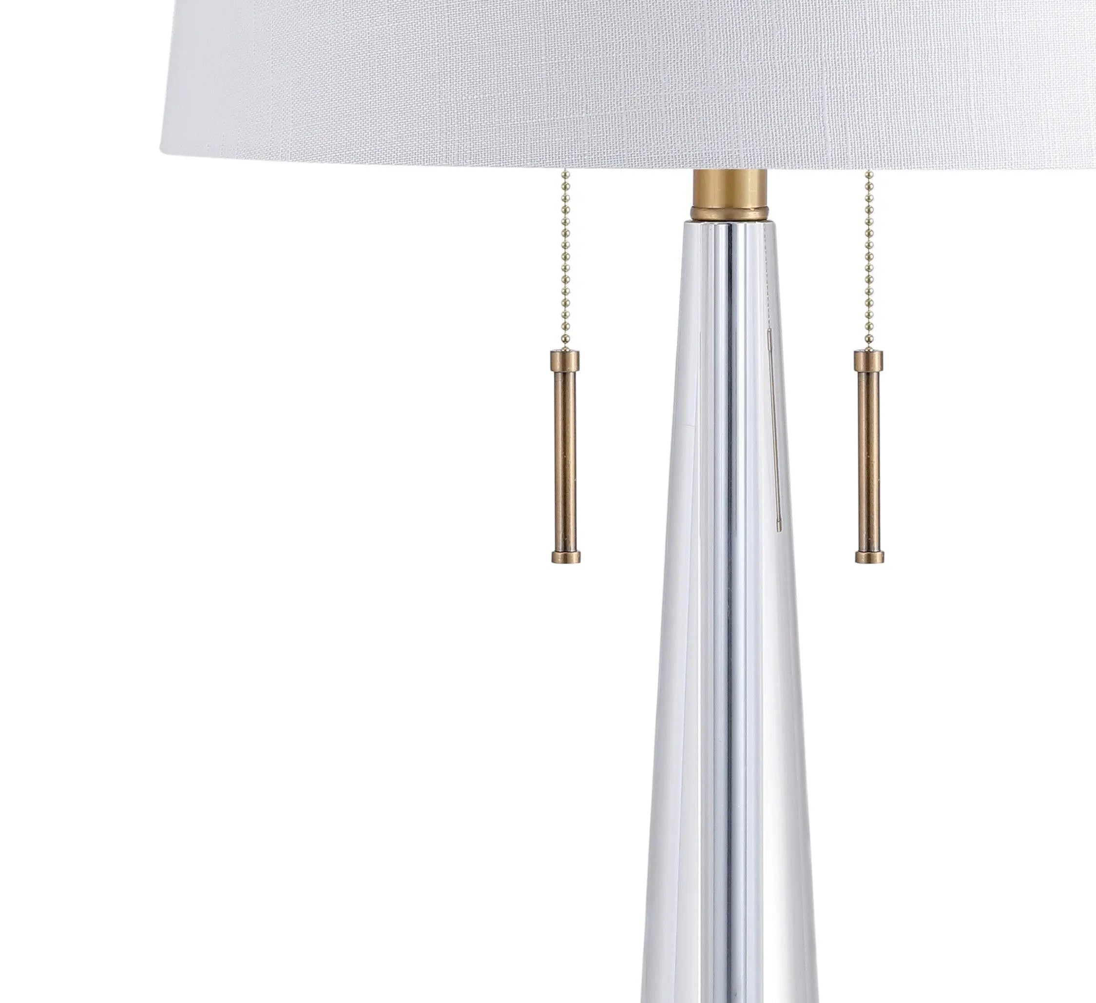 30" Gold Novelty Table Lamp With Empire Shade Homeroots Lighting