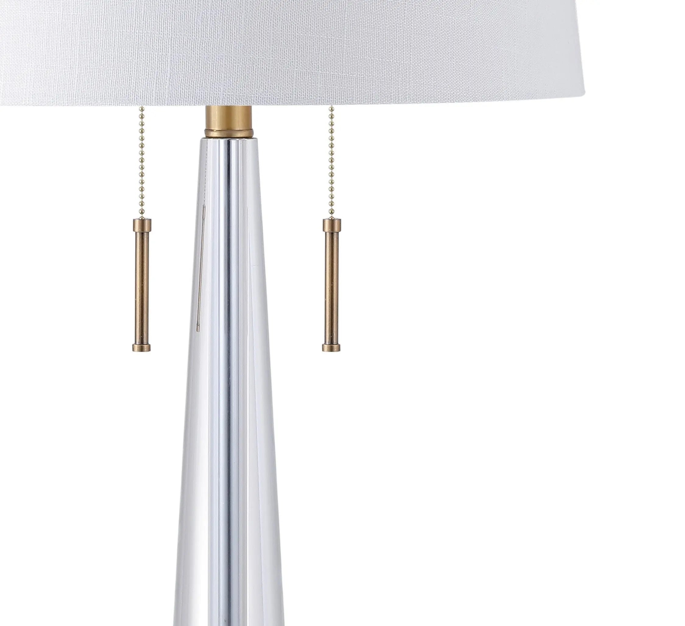 30" Gold Novelty Table Lamp With Empire Shade Homeroots Lighting