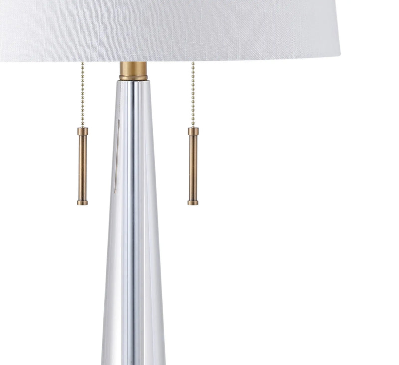 30" Gold Novelty Table Lamp With Empire Shade Homeroots Lighting