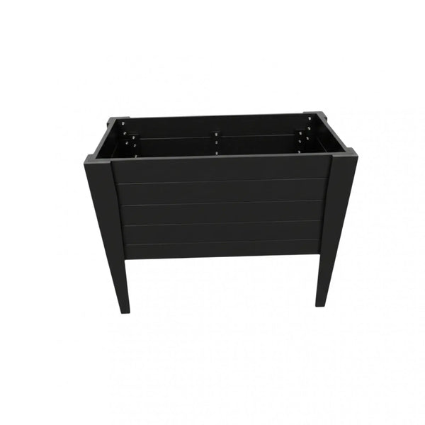 30" X 18" Black Heavy Duty Plastic Rectangular Raised Garden Bed Homeroots Outdoor