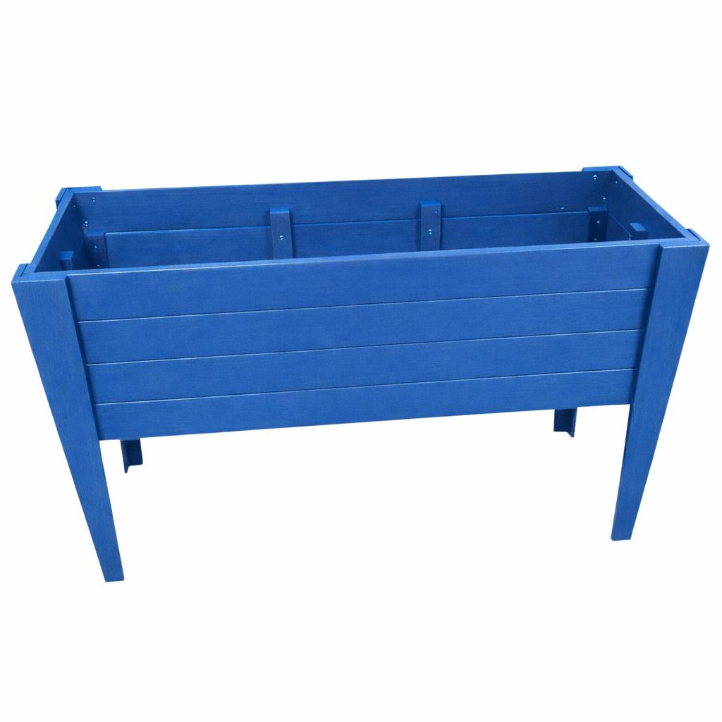 30" X 18" Blue Heavy Duty Plastic Rectangular Raised Garden Bed Homeroots Outdoor
