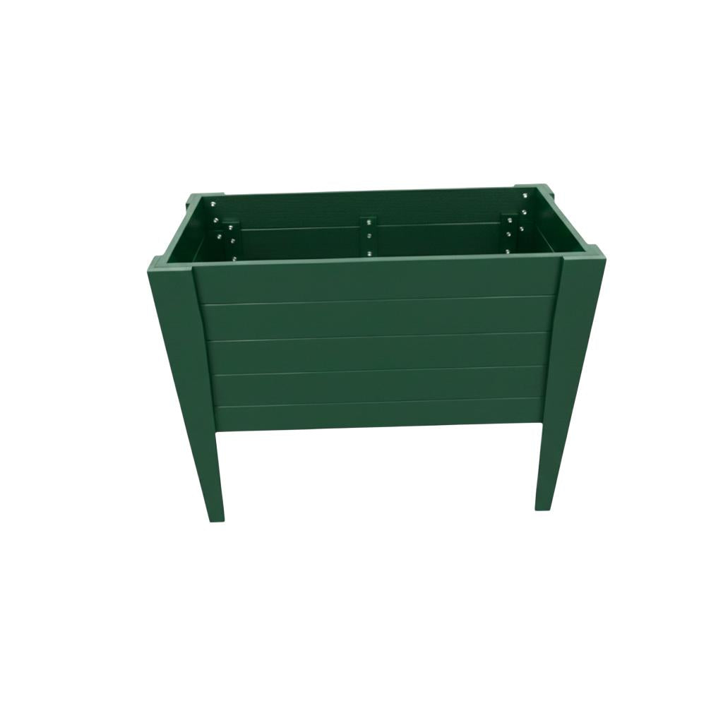 30" X 18" Green Heavy Duty Plastic Rectangular Raised Garden Bed Homeroots Outdoor