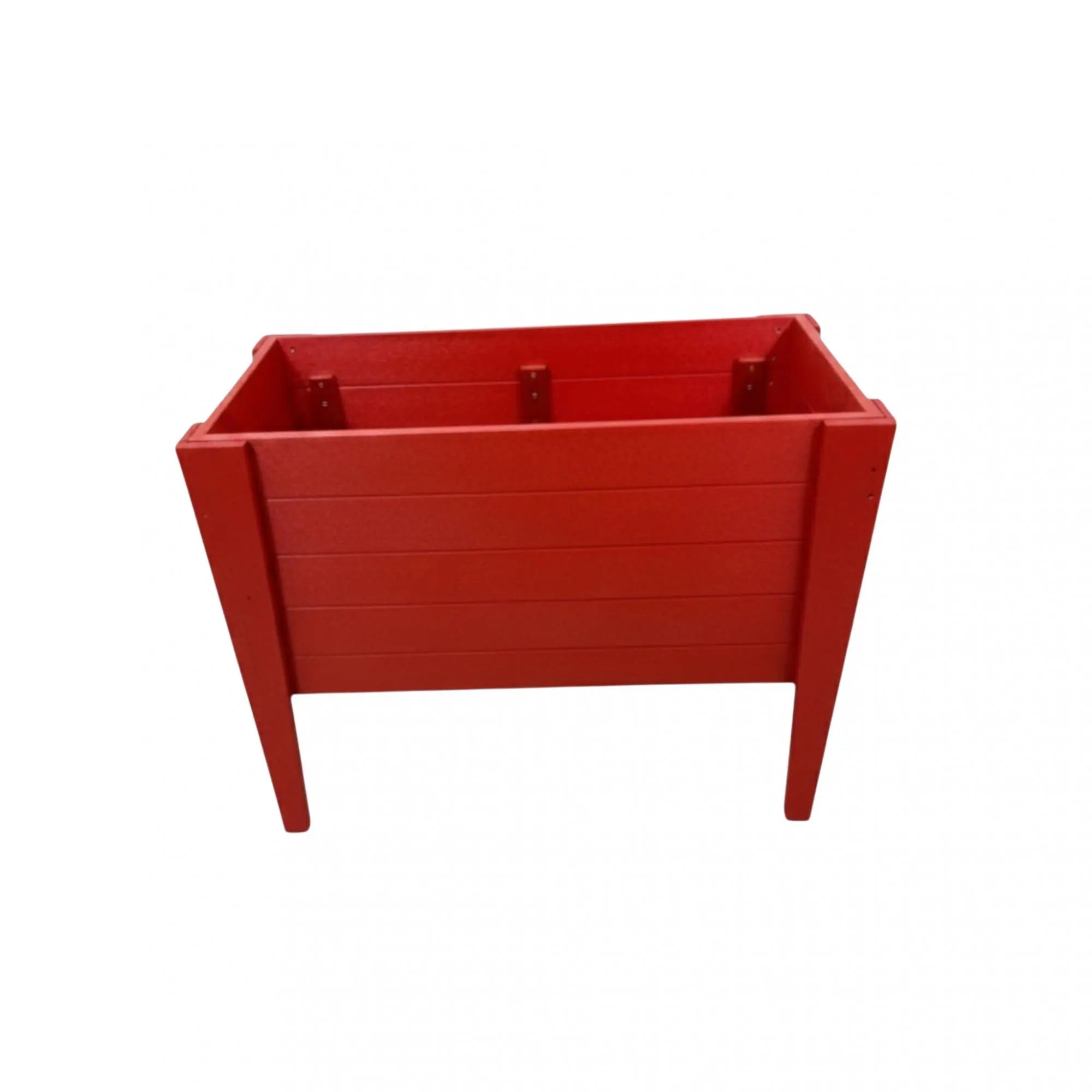 30" X 18" Red Heavy Duty Plastic Rectangular Raised Garden Bed Homeroots Outdoor