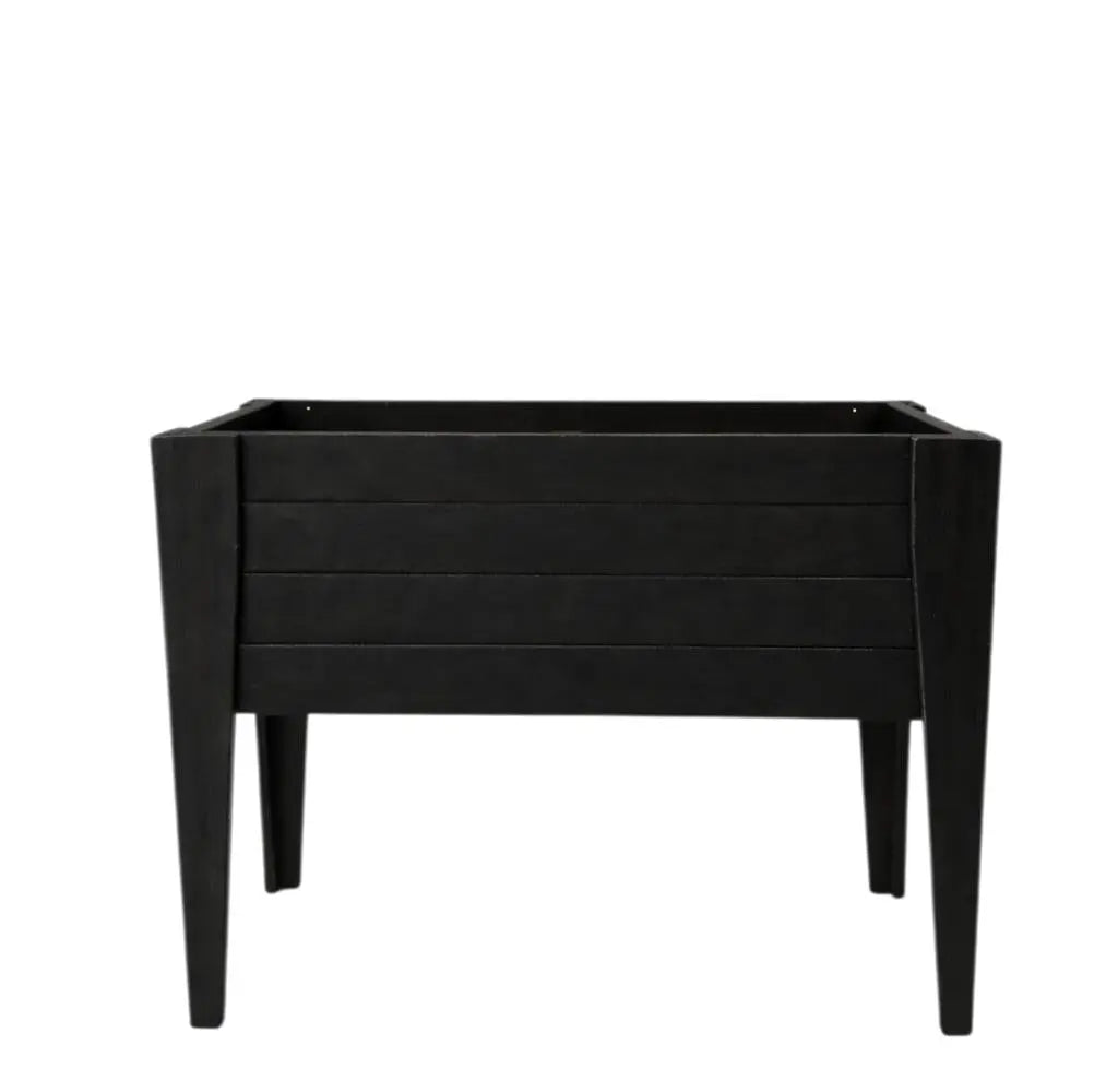 30" X 48" Black Heavy Duty Plastic Rectangular Raised Garden Bed Homeroots Outdoor