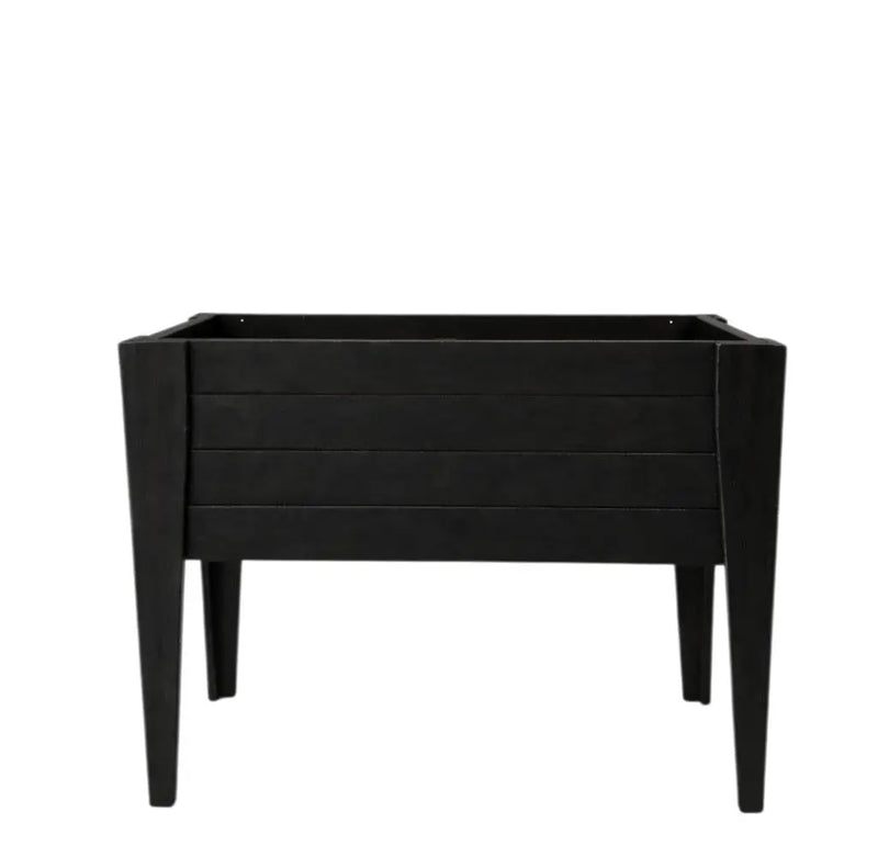 30" X 48" Black Heavy Duty Plastic Rectangular Raised Garden Bed Homeroots Outdoor