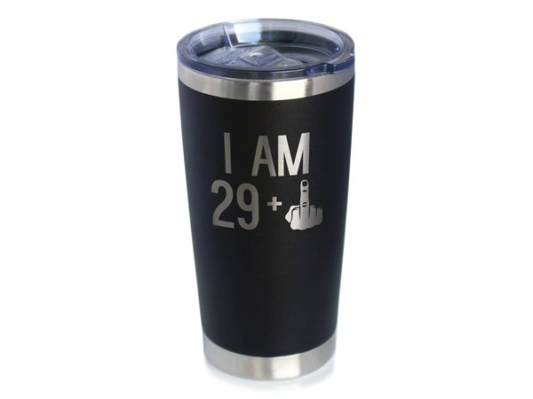 30th Birthday Gifts - Middle Finger Insulated Travel Tumbler Bevvee