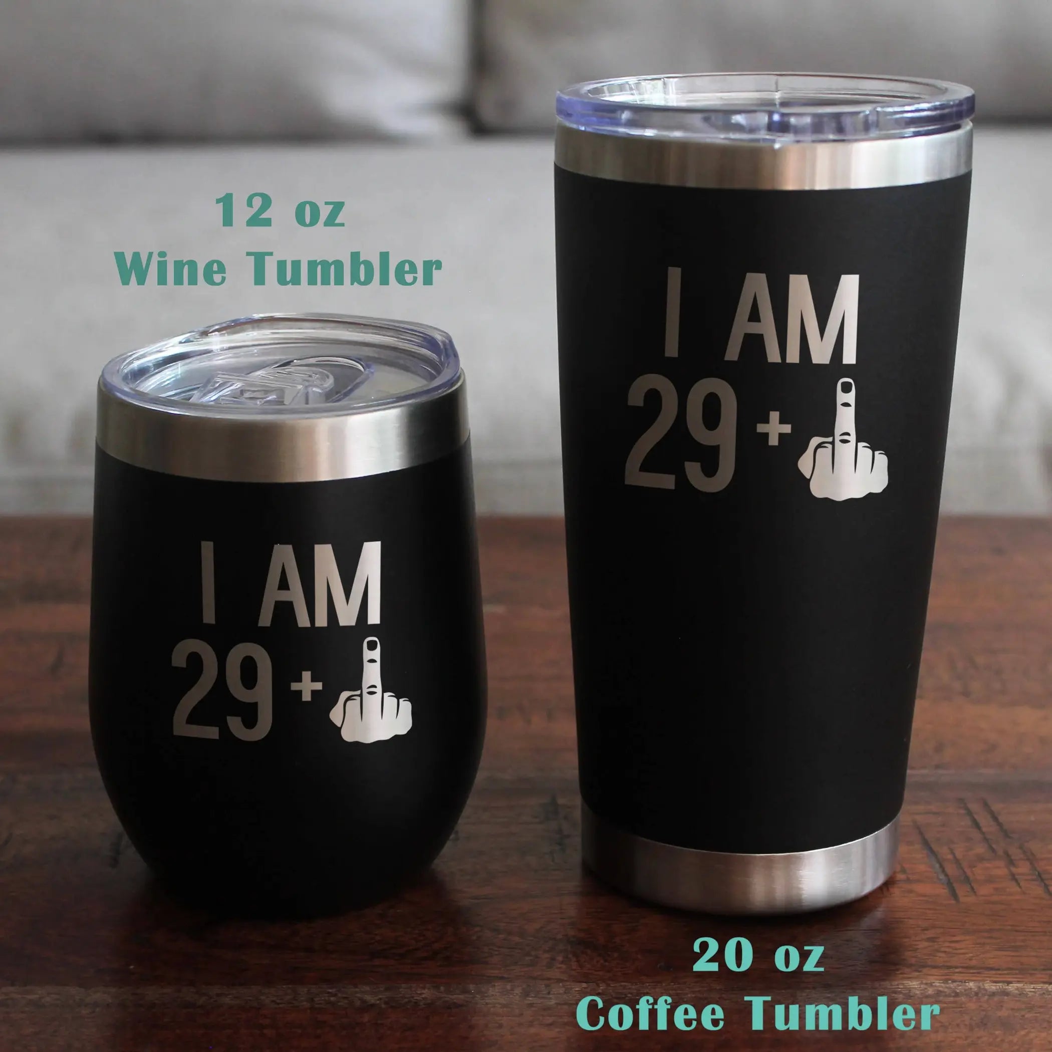 30th Birthday Gifts - Middle Finger Insulated Travel Tumbler Bevvee