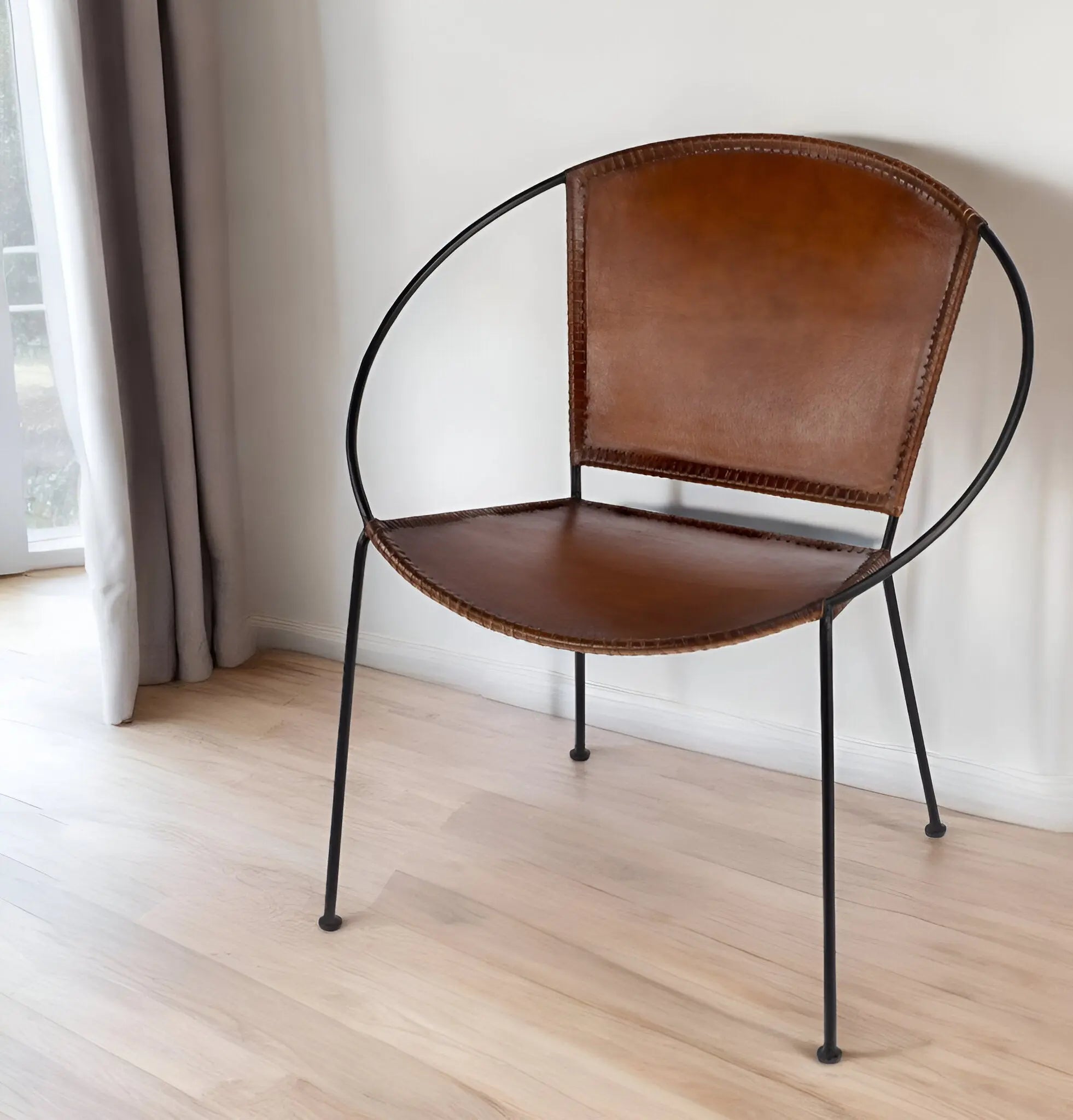 31" Black Side Chair Homeroots Living Room