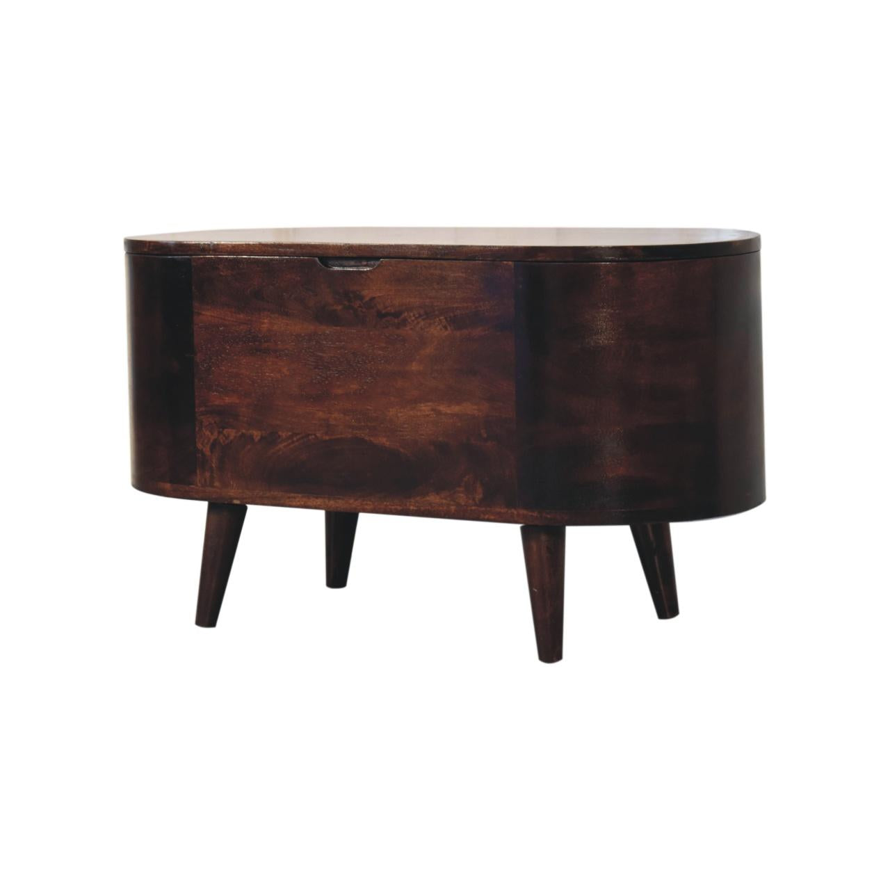 31" Brown Solid Wood Standing Desk With 13 Homeroots Office