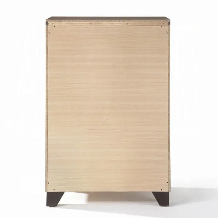 31" Espresso Solid Wood Five Drawer Dresser - GreatEagleInc