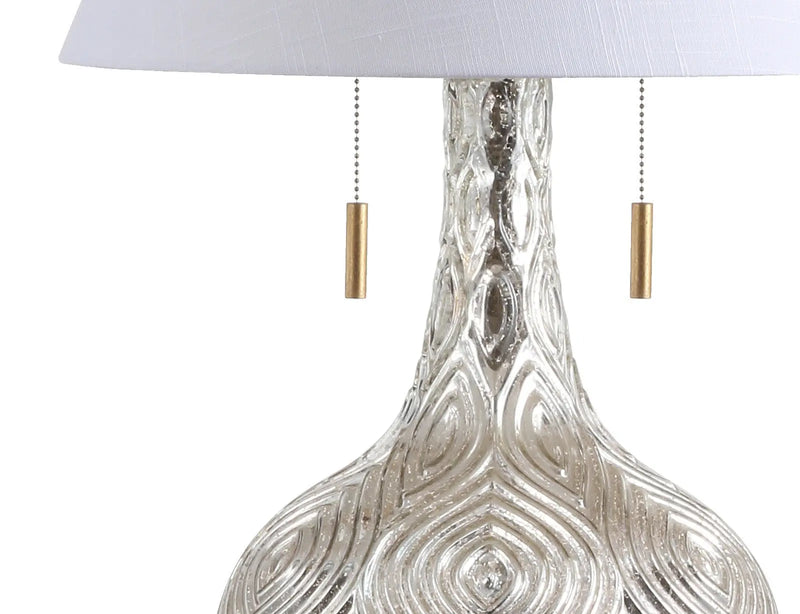 31" Gold Novelty Table Lamp LED With Globe Shade Homeroots Lighting