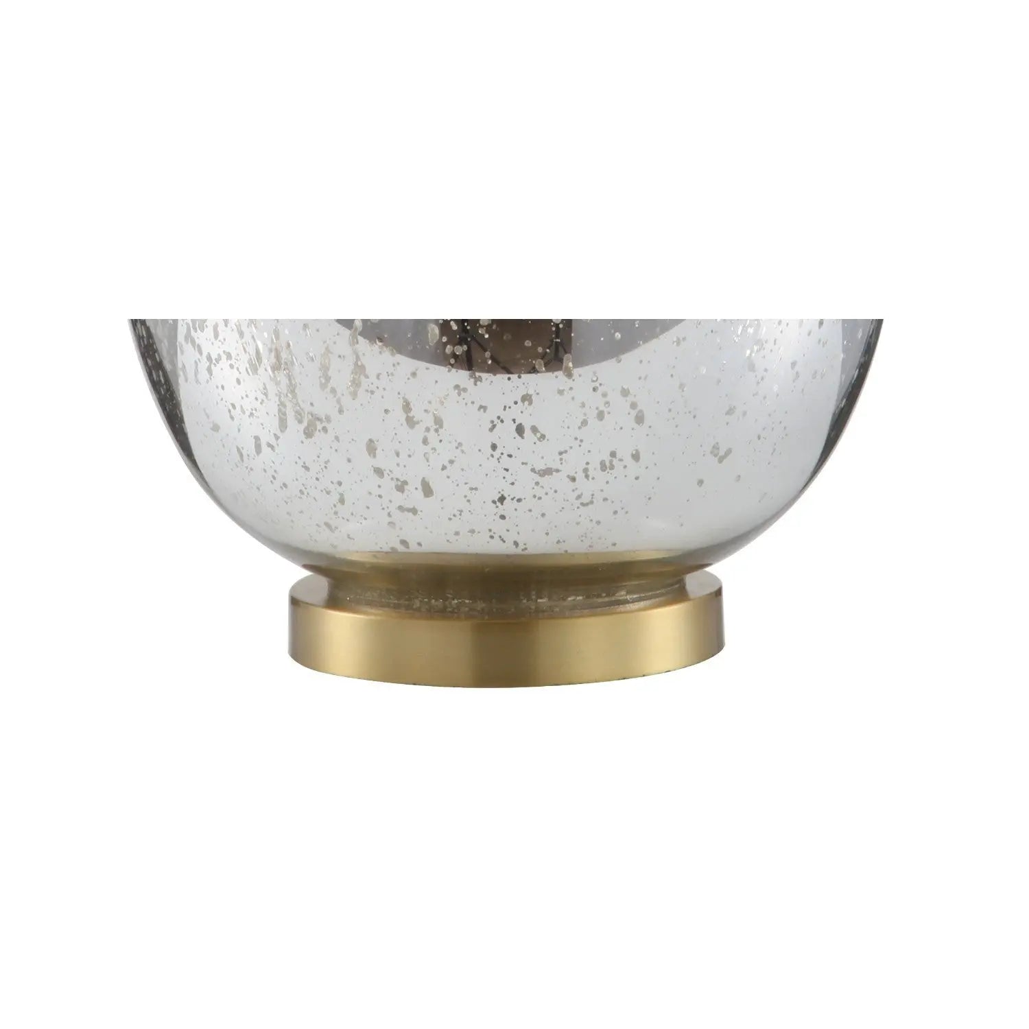 31" Gold Novelty Table Lamp With Globe Shade Homeroots Lighting