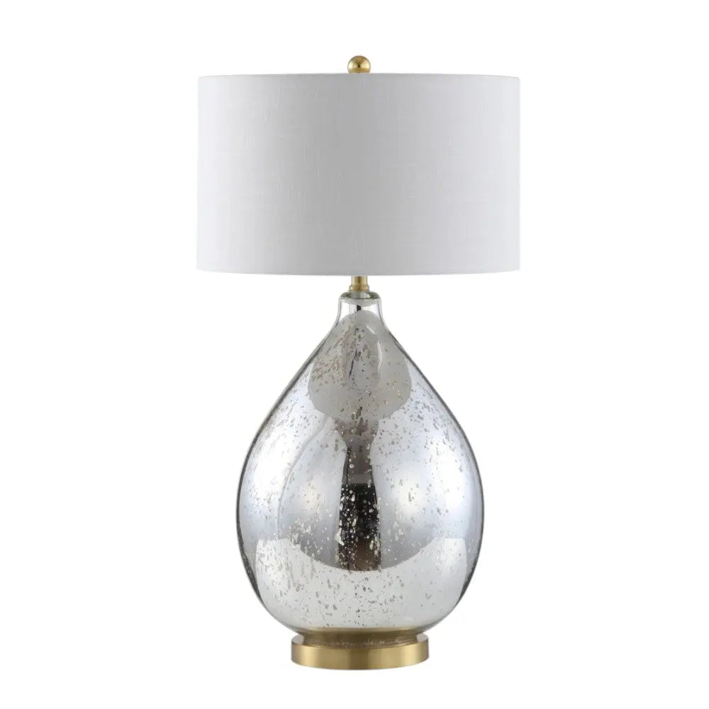 31" Gold Novelty Table Lamp With Globe Shade Homeroots Lighting