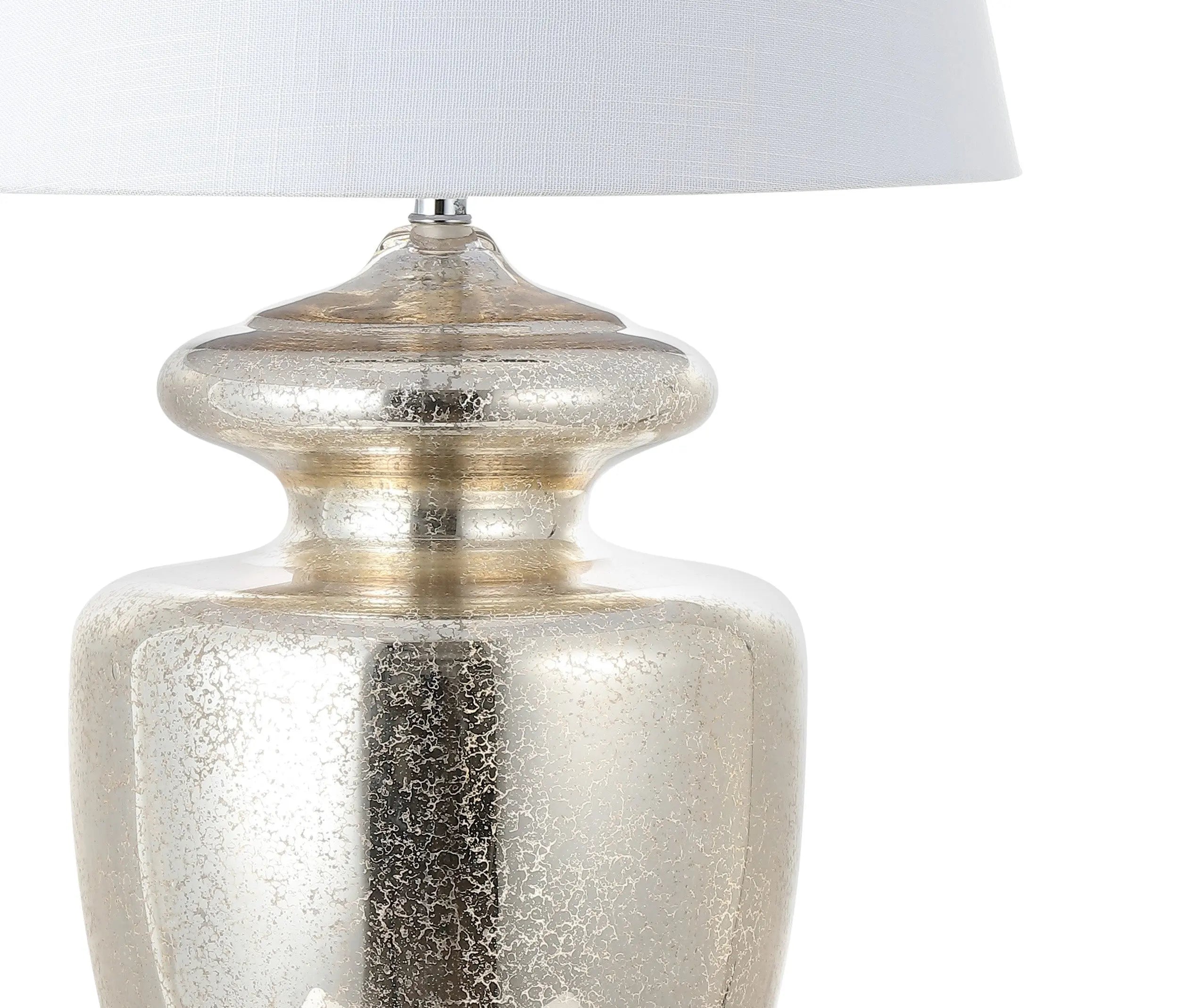 31" Silver Novelty Table Lamp With Drum Shade Homeroots Lighting