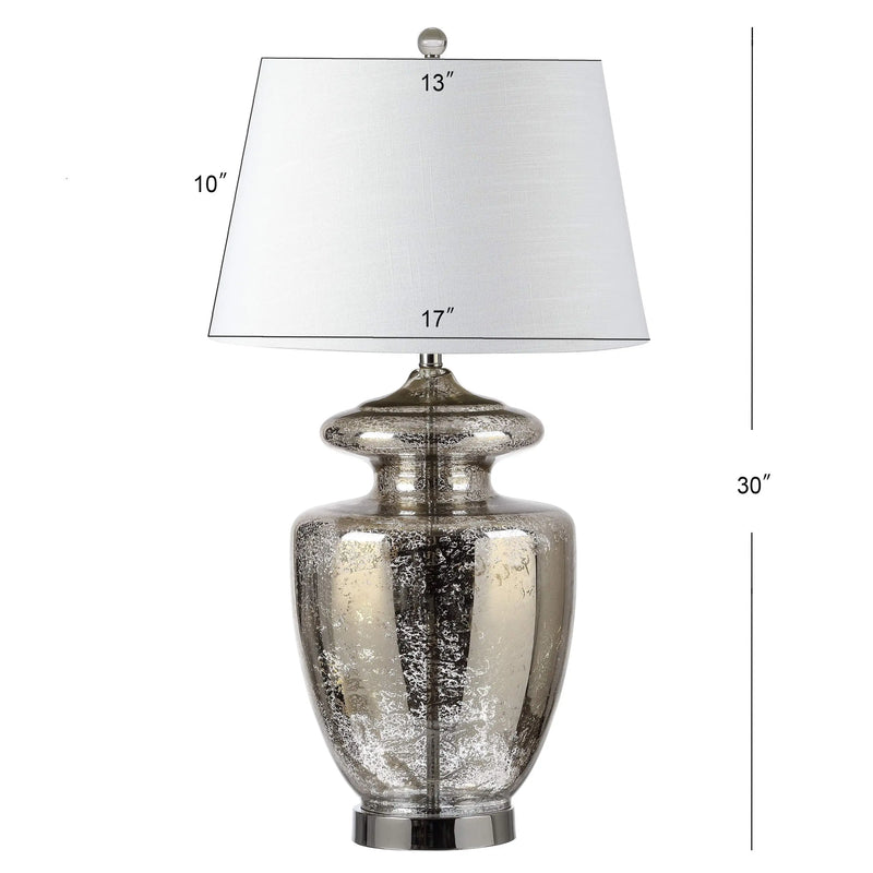 31" Silver Novelty Table Lamp With Drum Shade Homeroots Lighting