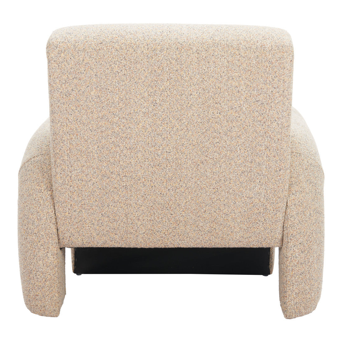 32" Beige Upholstered Arm Chair Homeroots Living Room