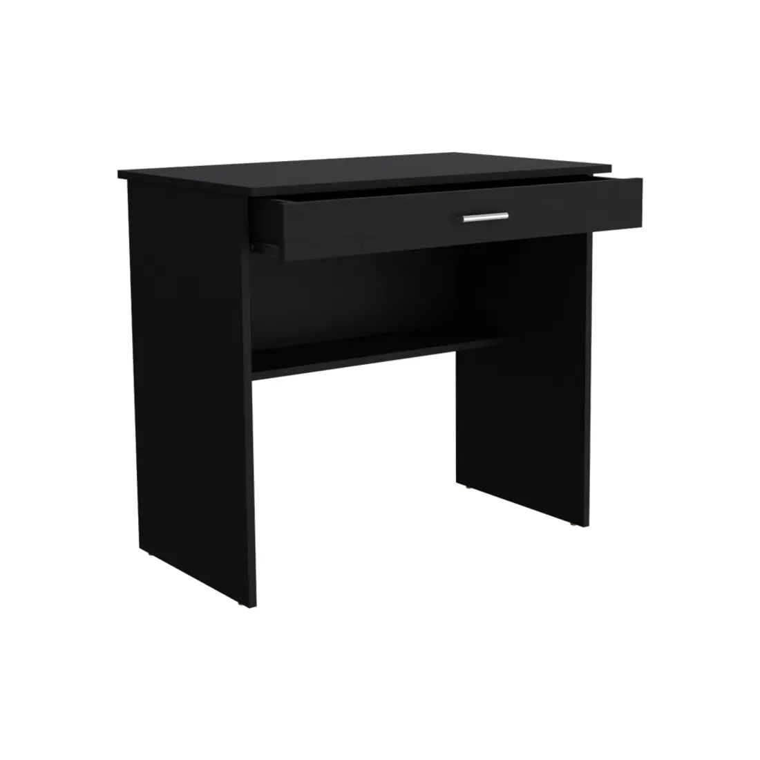 32" Black Wood Computer Desk With Drawer Homeroots Office