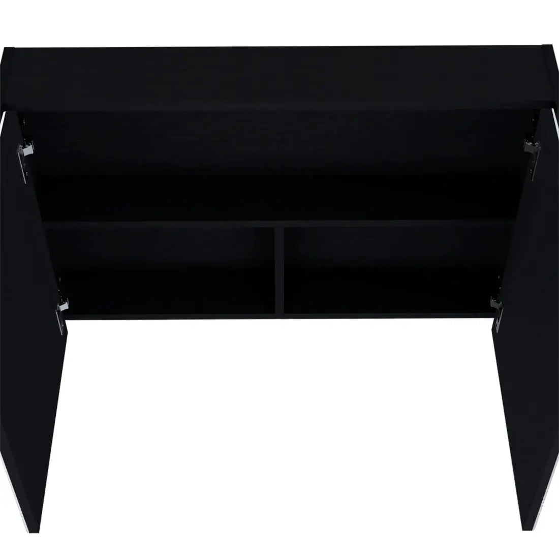 32" Black Wood Floating Bathroom Vanity And Medicine Cabinet With Mirror Homeroots Bed & Bath