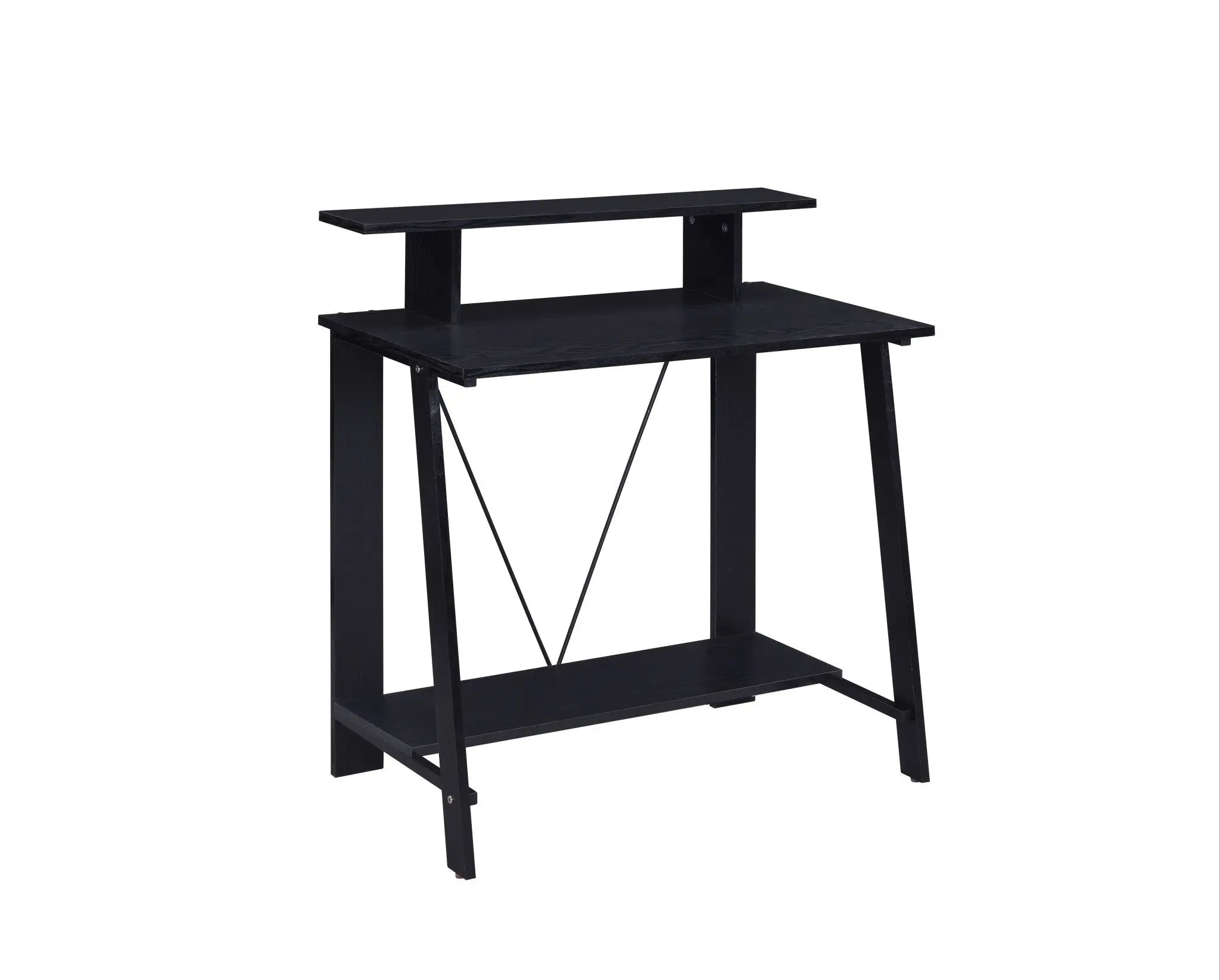 32" Black Writing Desk Homeroots Office