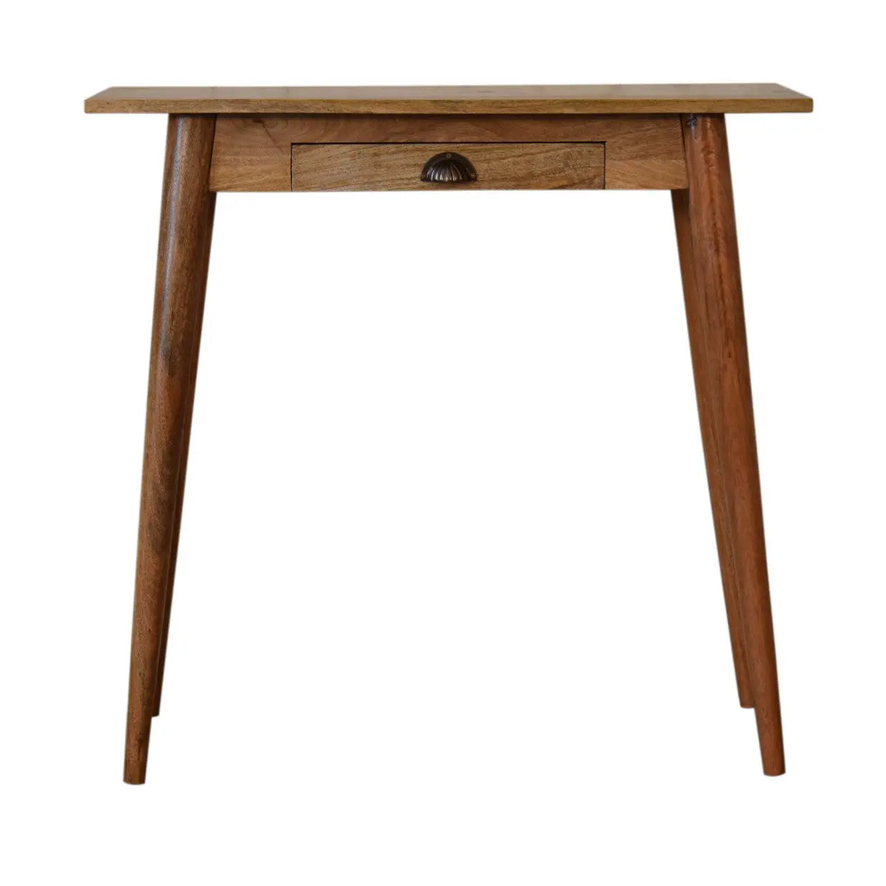 32" Brown Solid Wood Writing Desk Homeroots Office