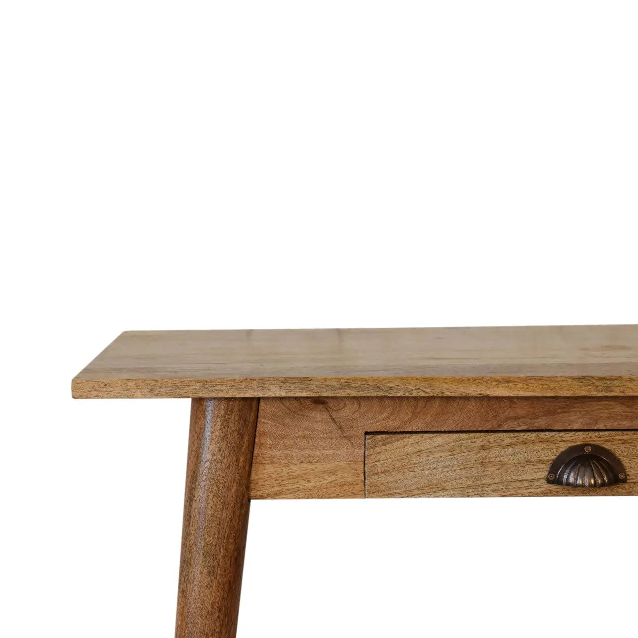 32" Brown Solid Wood Writing Desk Homeroots Office