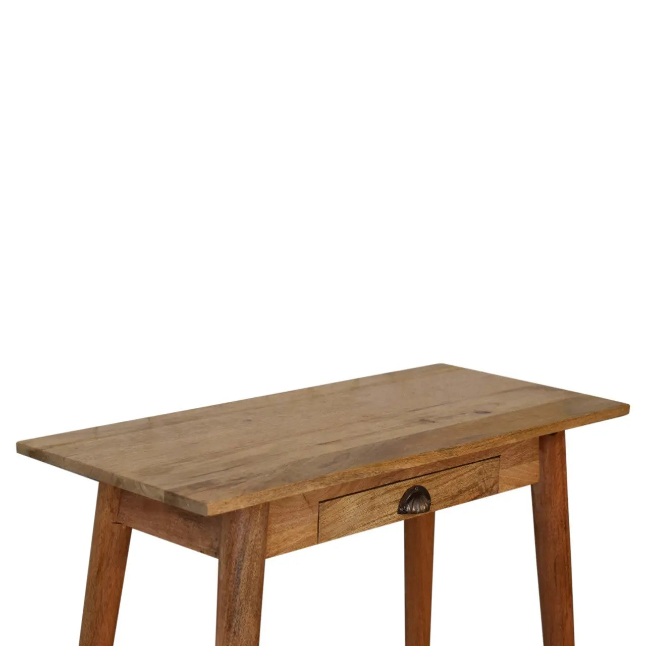 32" Brown Solid Wood Writing Desk Homeroots Office