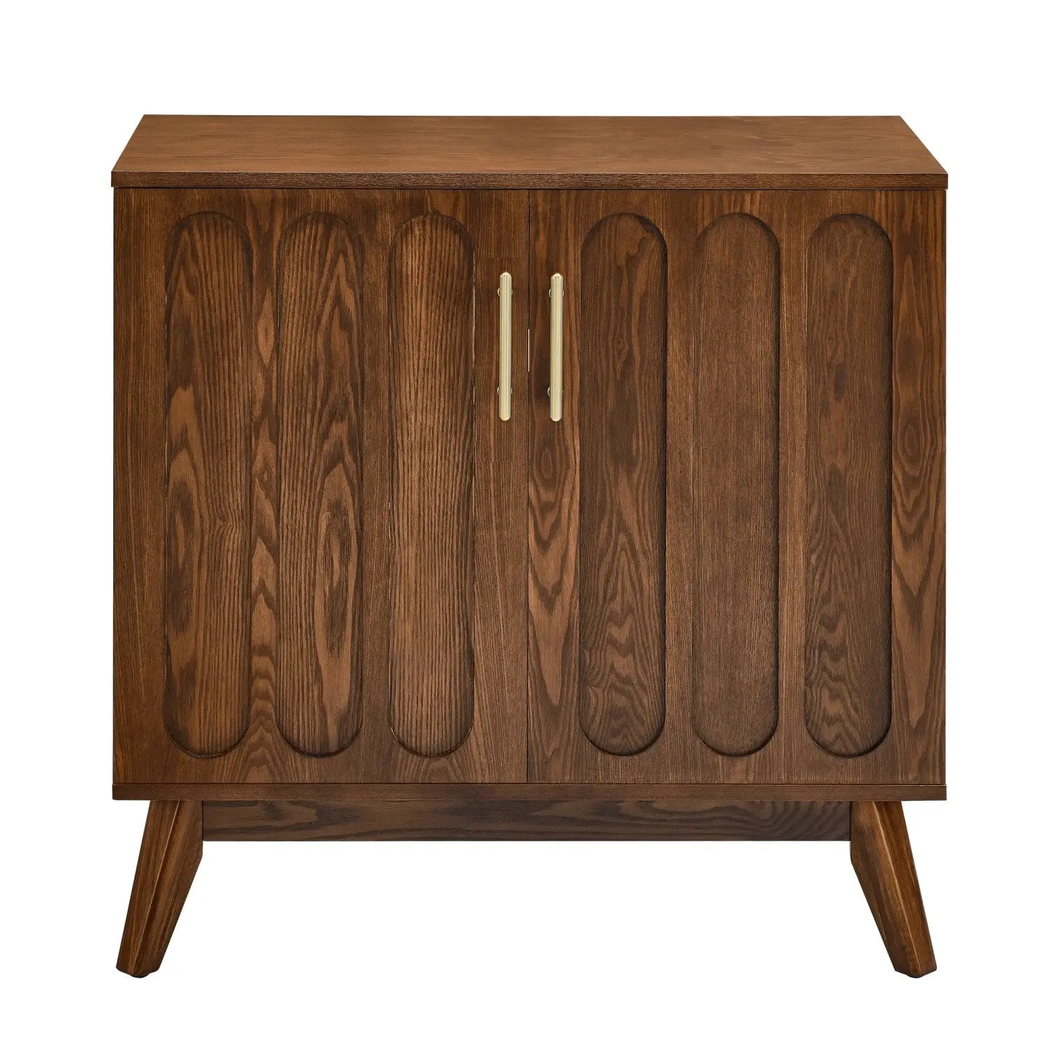 32" Brown Wood Accent Cabinet Homeroots Kitchen & Dining