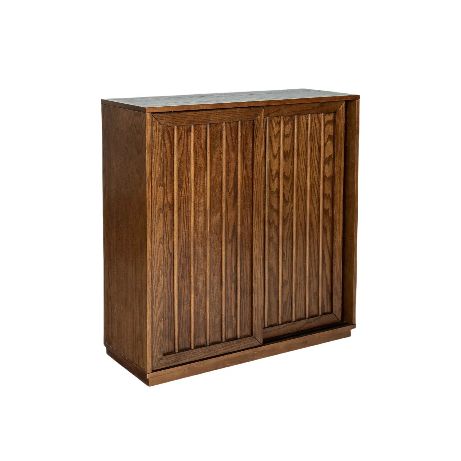 32" Brown Wood Accent Cabinet Homeroots Kitchen & Dining